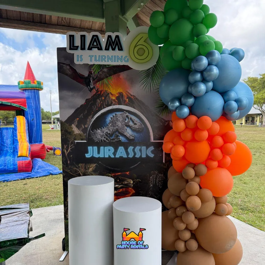 Jurassic Park Birthday Balloon Decoration Package 1